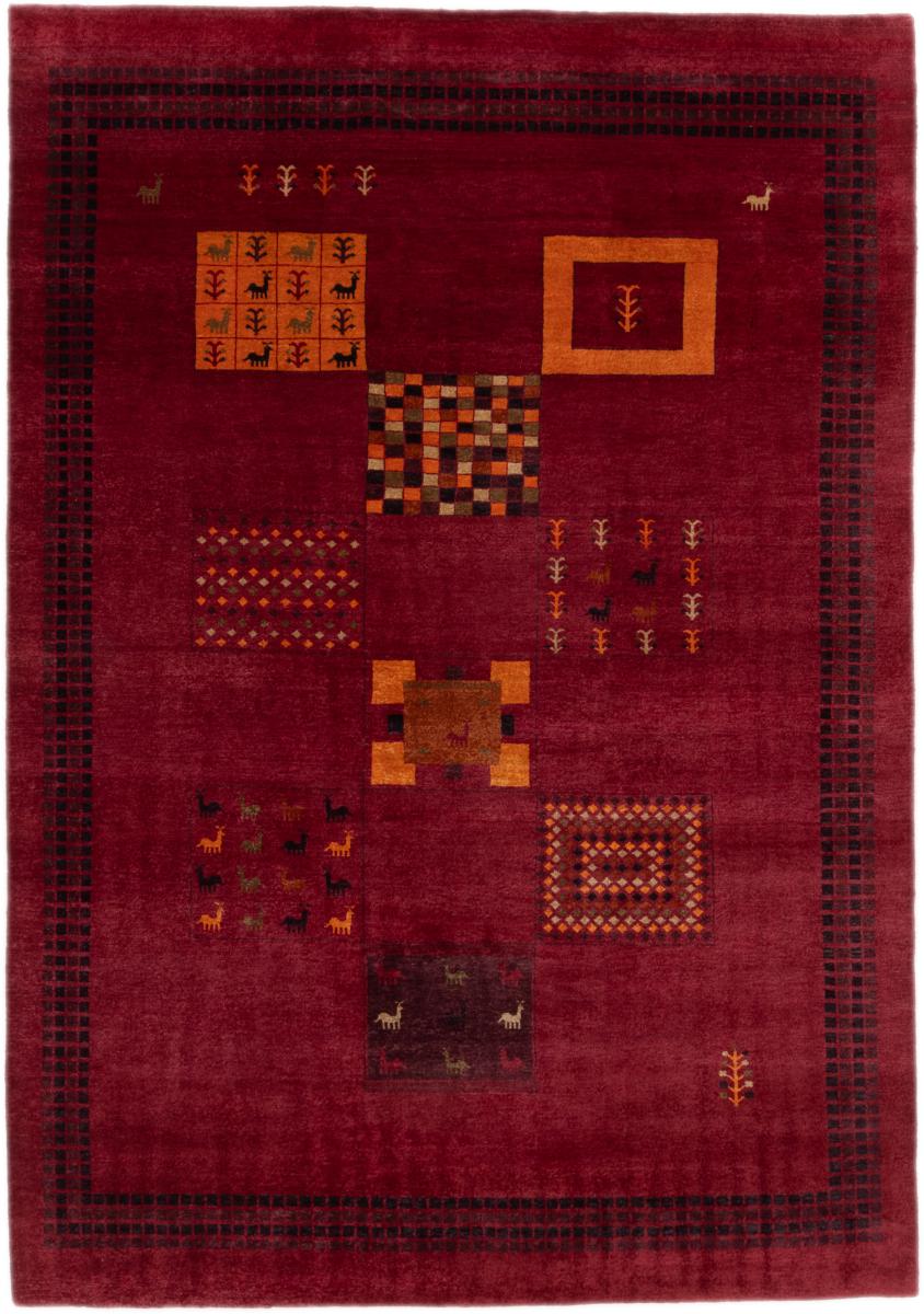 Intialainen matto Gabbeh Loribaft 9'2"x6'6" 9'2"x6'6", Persialainen matto Solmittu käsin