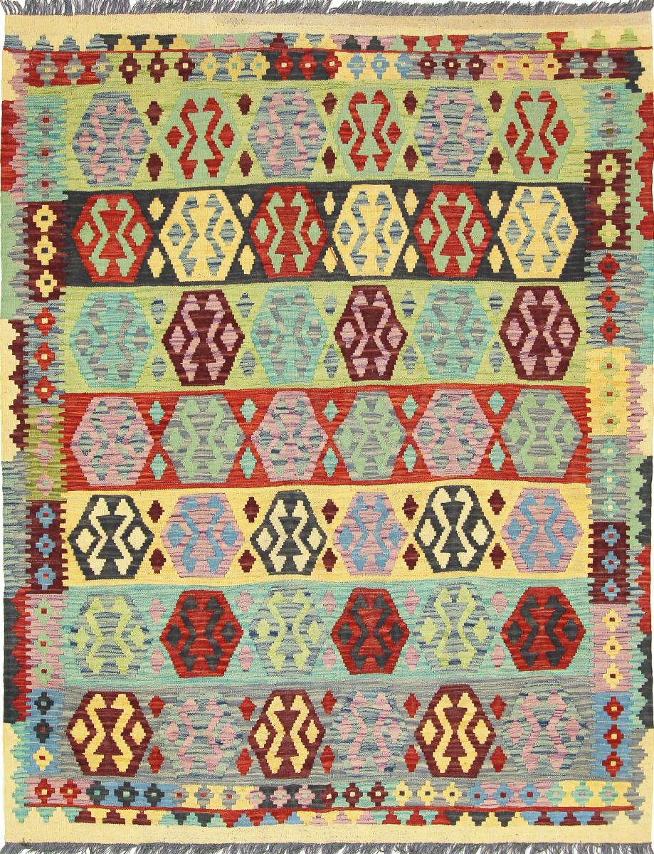 アフガンカーペット キリム アフガン 197x155 197x155,  ペルシャ絨毯 手織り