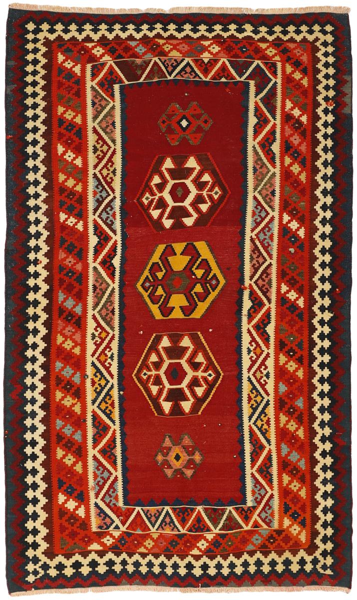 Persisk tæppe Kelim Fars 248x149 248x149, Persisk tæppe Håndvævet