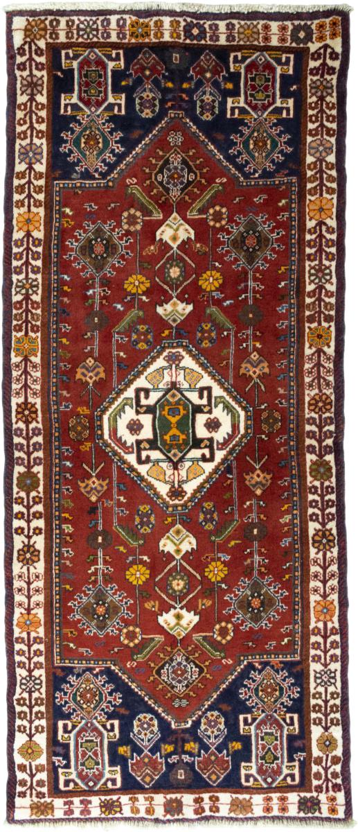 Persian Rug Shiraz 6'7"x2'9" 6'7"x2'9", Persian Rug Knotted by hand