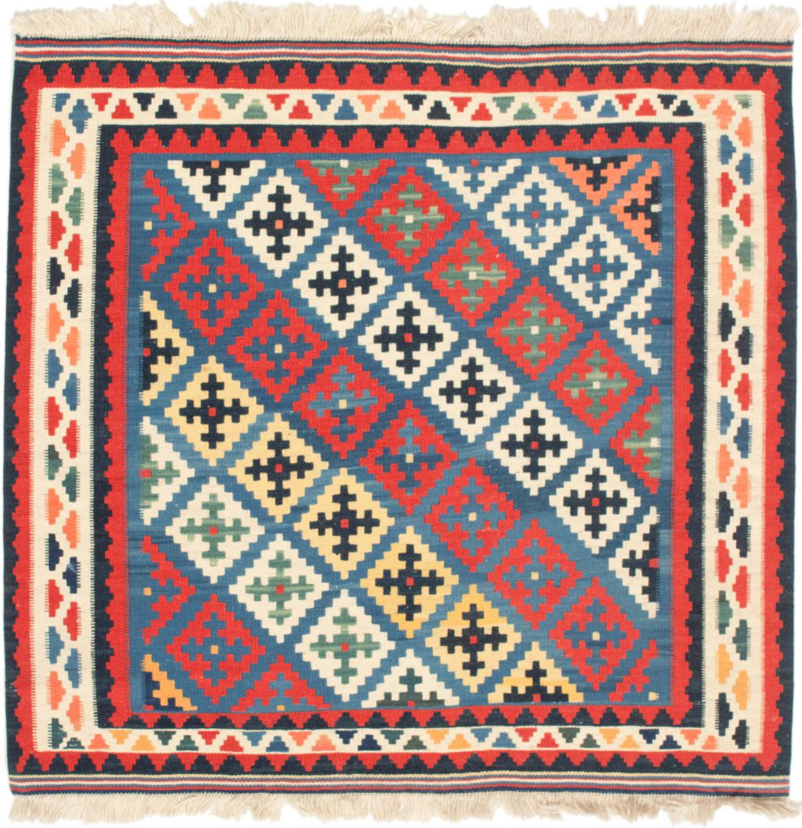 Tapis persan Kilim Fars 103x98 103x98, Tapis persan Tissé à la main