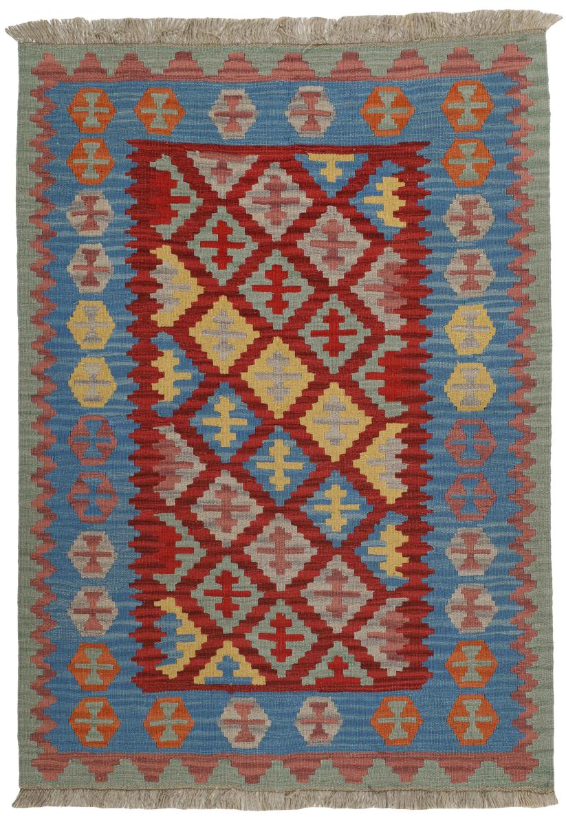 Persian Rug Kilim Fars 5'7"x4'1" 5'7"x4'1", Persian Rug Woven by hand