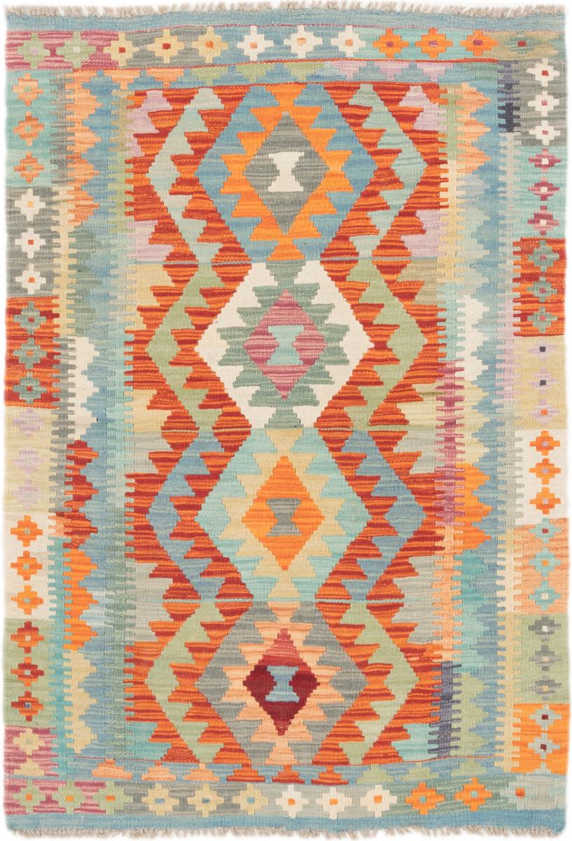 Alfombra afgana Kilim Afghan 128x87 128x87, Alfombra persa Tejido a mano