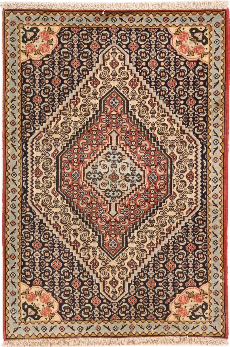 Persian Rug Sanandaj 3'5"x2'4" 3'5"x2'4", Persian Rug Knotted by hand