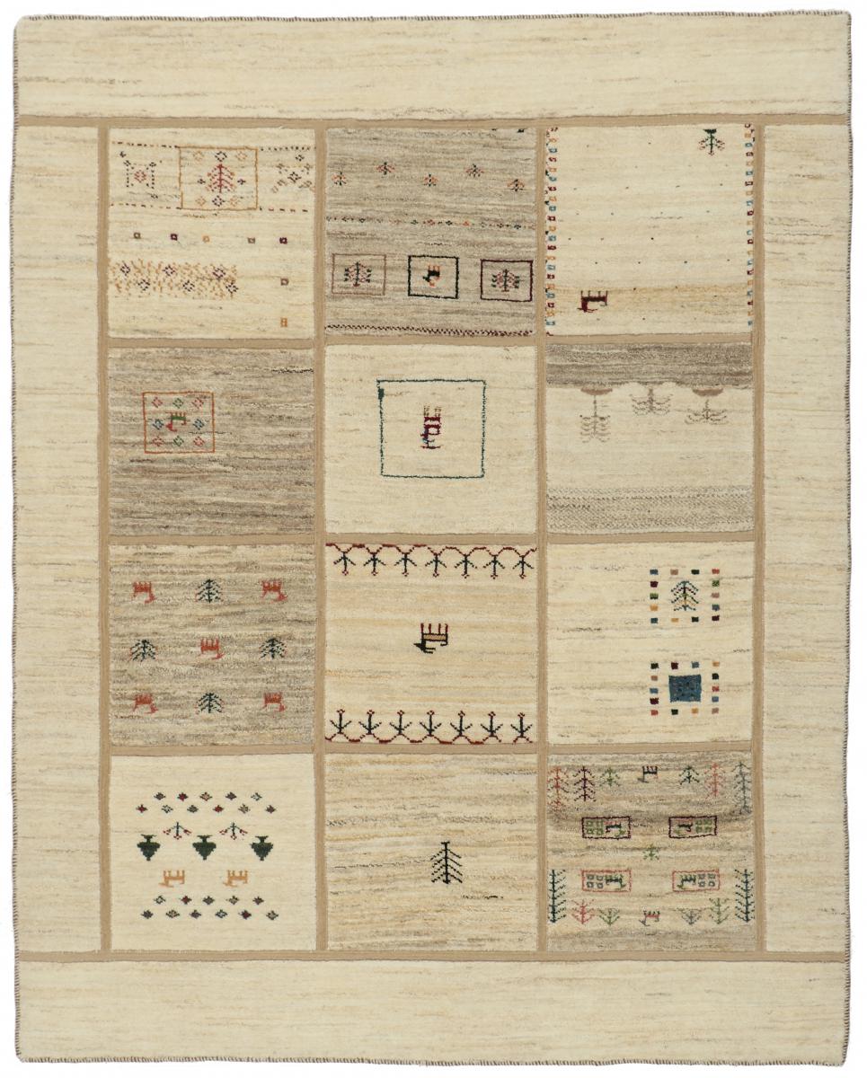  ペルシャ絨毯 パッチワーク ギャッベ ペルシャ ロリbaft 6'8"x5'3" 6'8"x5'3",  ペルシャ絨毯 手織り