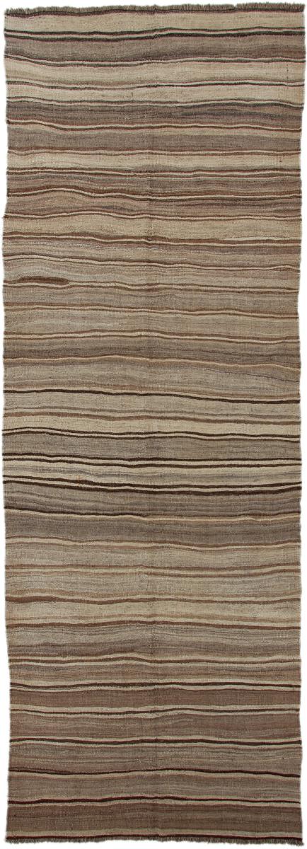 Tapis persan Kilim Fars Antique 425x146 425x146, Tapis persan Tissé à la main