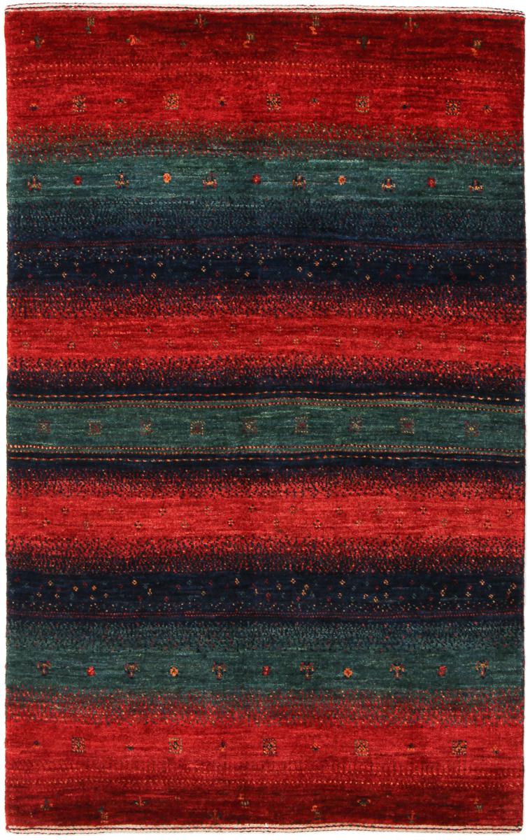 Persian Rug Persian Gabbeh Loribaft Nowbaft 123x80 123x80, Persian Rug Knotted by hand