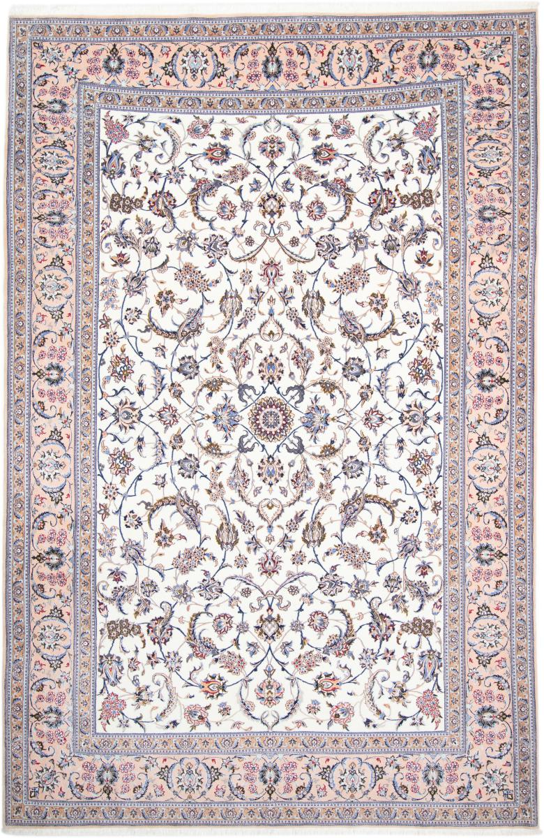 Persian Rug Nain 6La 10'6"x6'10" 10'6"x6'10", Persian Rug Knotted by hand