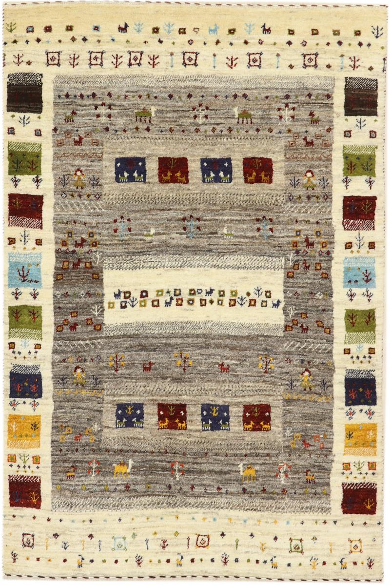 Perzisch tapijt Perzisch Gabbeh Loribaft Nature 129x85 129x85, Perzisch tapijt Handgeknoopte