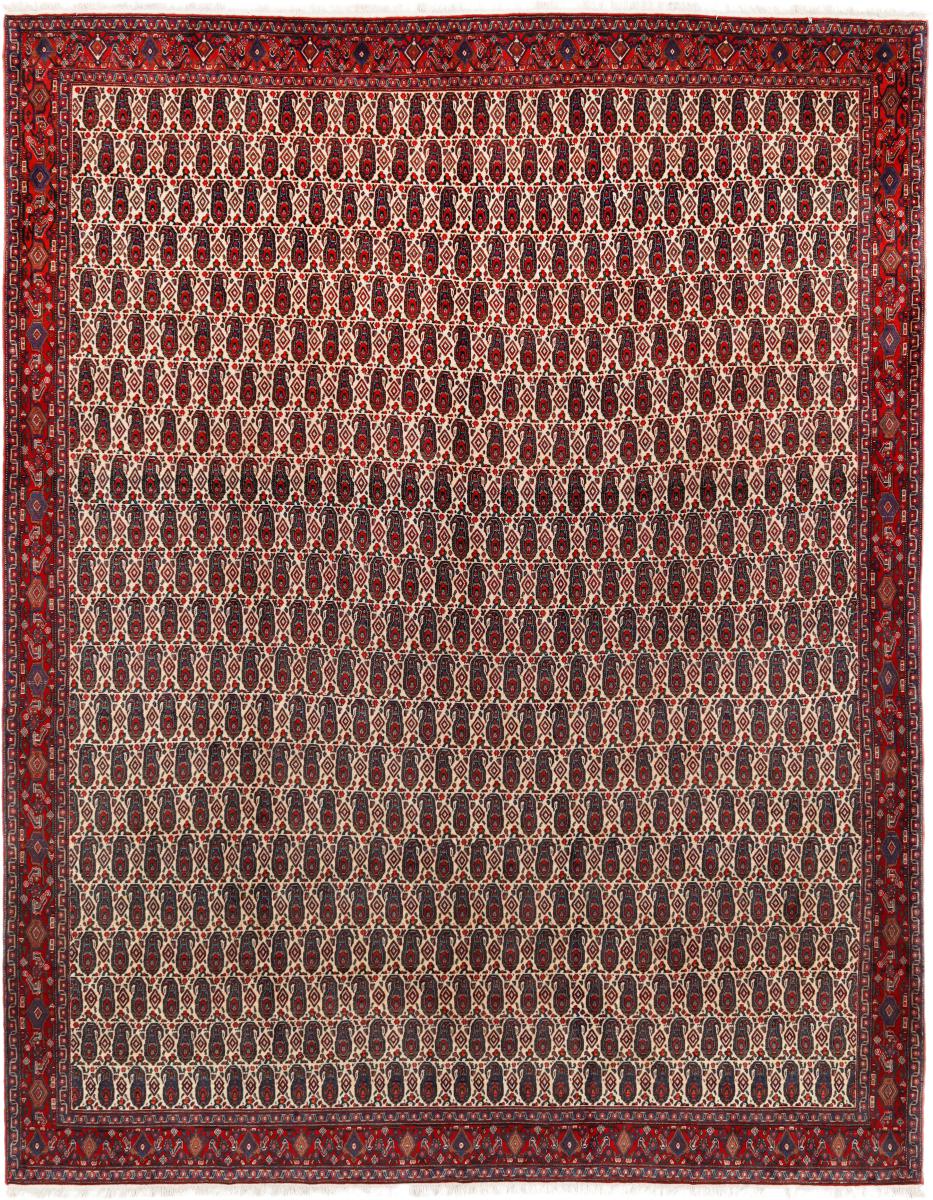 Persian Rug Senneh 12'7"x10'0" 12'7"x10'0", Persian Rug Knotted by hand
