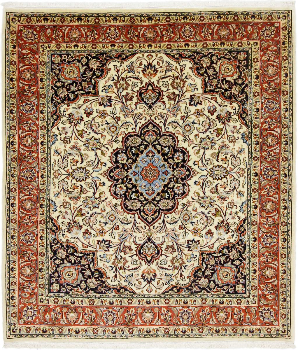 Persisk tæppe Mashhad Khorasan 228x203 228x203, Persisk tæppe Knyttet i hånden