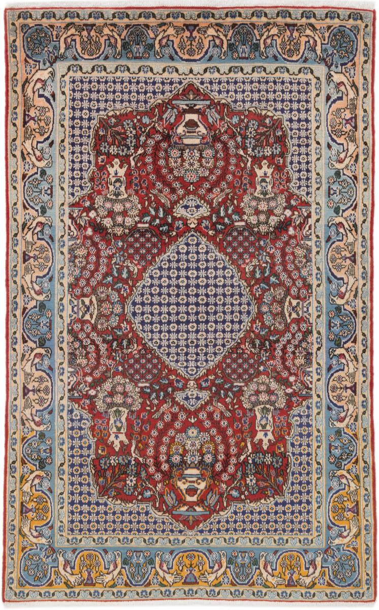 Περσικό χαλί Shahreza 167x105 167x105, Περσικό χαλί Οι κόμποι έγιναν με το χέρι