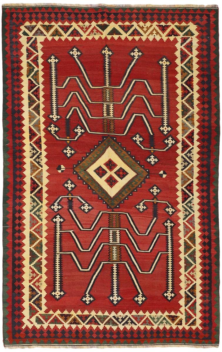 Persisk matta Kilim Fars 261x166 261x166, Persisk matta handvävd 