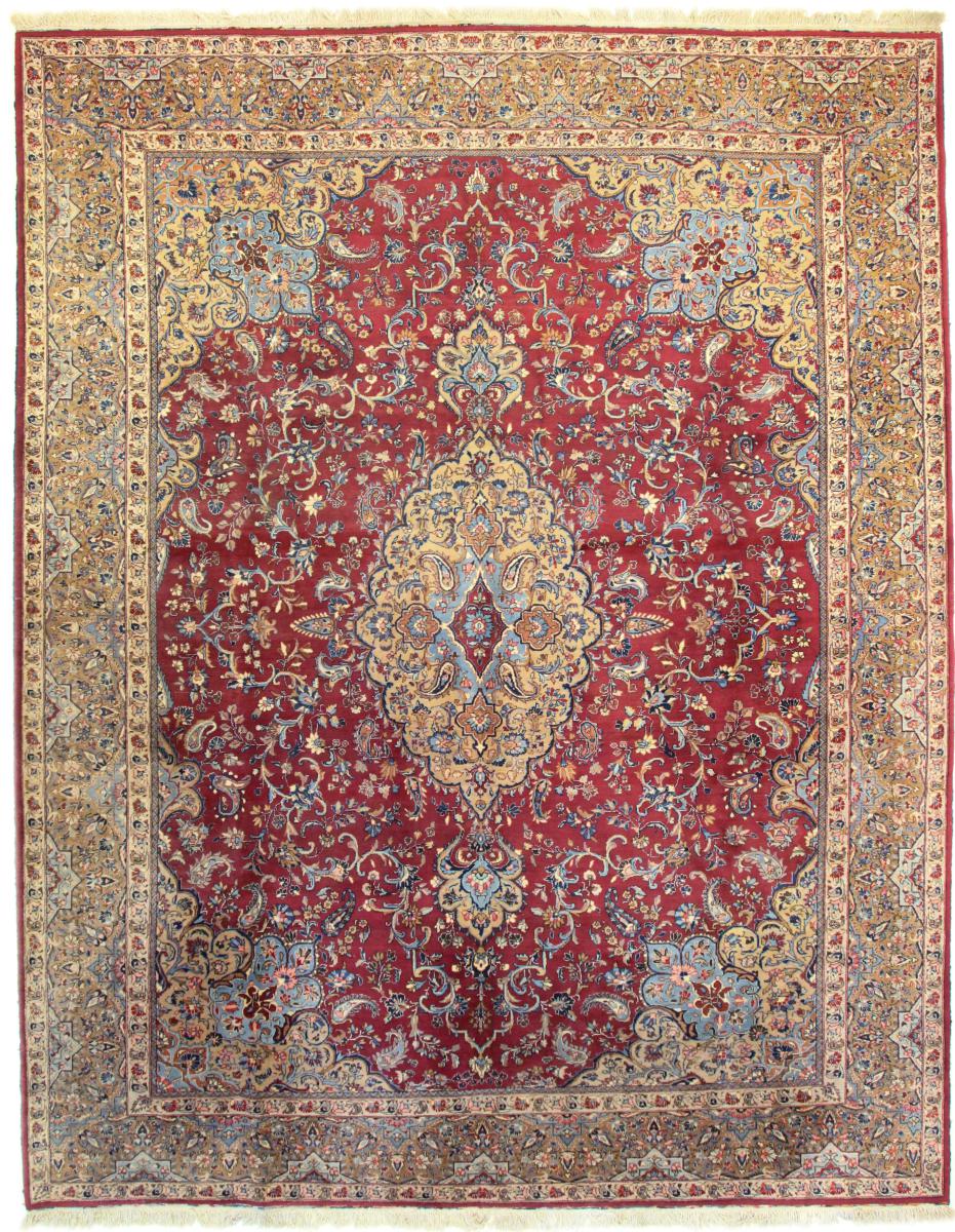 Persialainen matto Masshad 12'11"x10'3" 12'11"x10'3", Persialainen matto Solmittu käsin