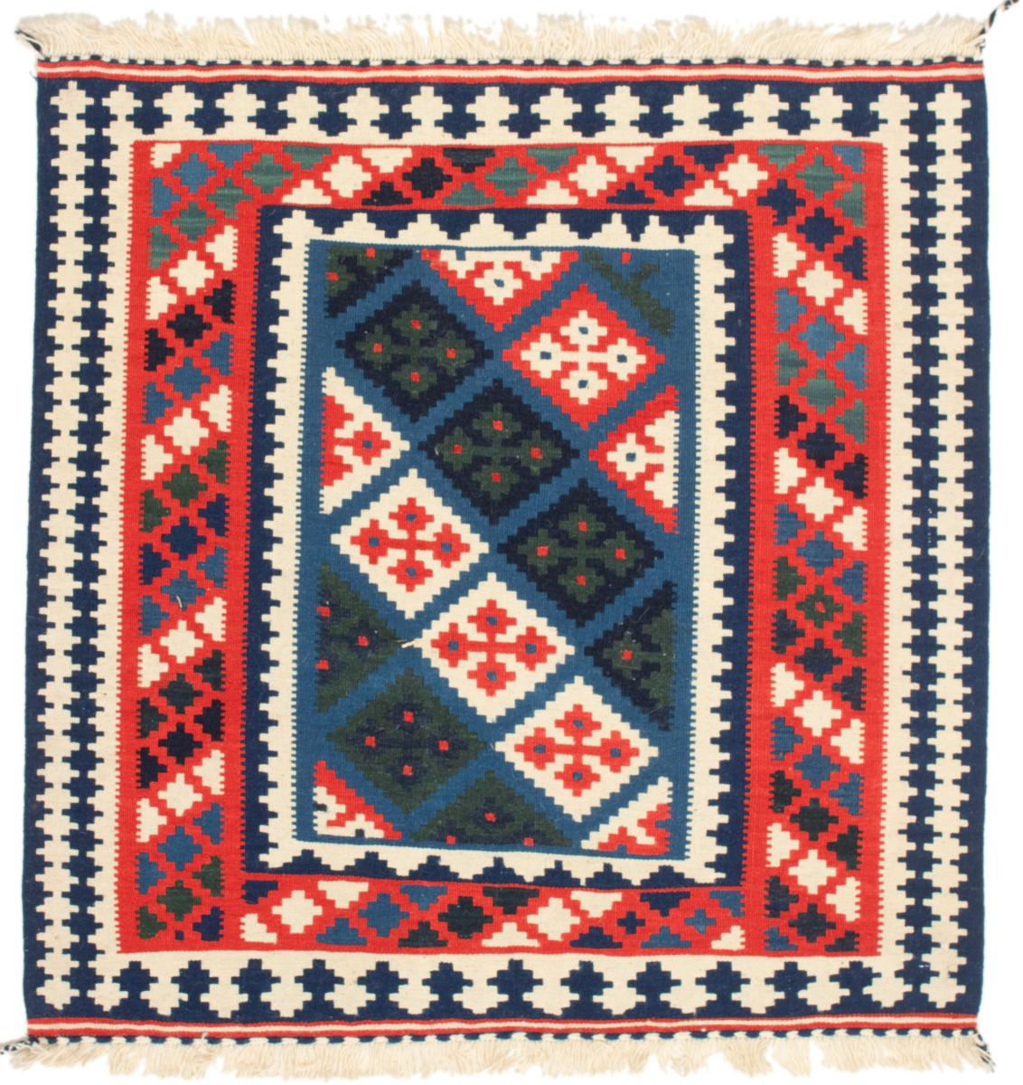  ペルシャ絨毯 キリム Fars 105x102 105x102,  ペルシャ絨毯 手織り
