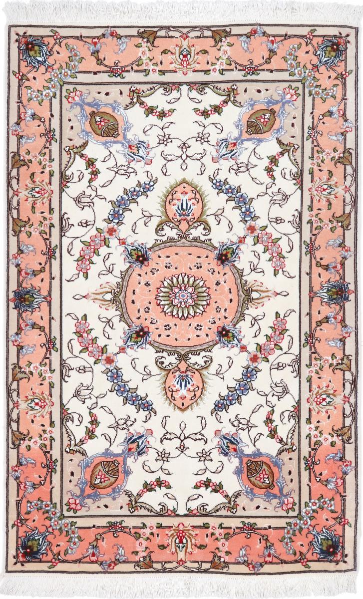 Tapis persan Tabriz 50Raj 4'2"x2'8" 4'2"x2'8", Tapis persan Noué à la main