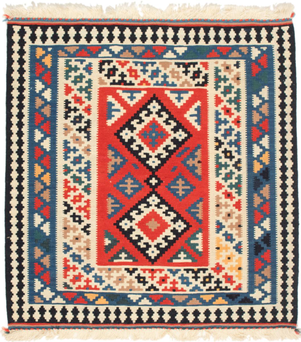 Tapete persa Kilim Fars 107x99 107x99, Tapete persa Tecido à mão