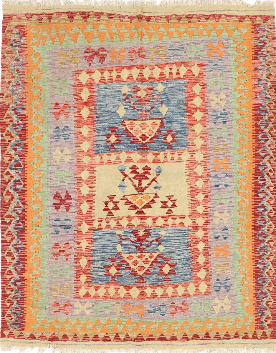 Tapete afegão Kilim Afegão Heritage 187x153 187x153, Tapete persa Tecido à mão