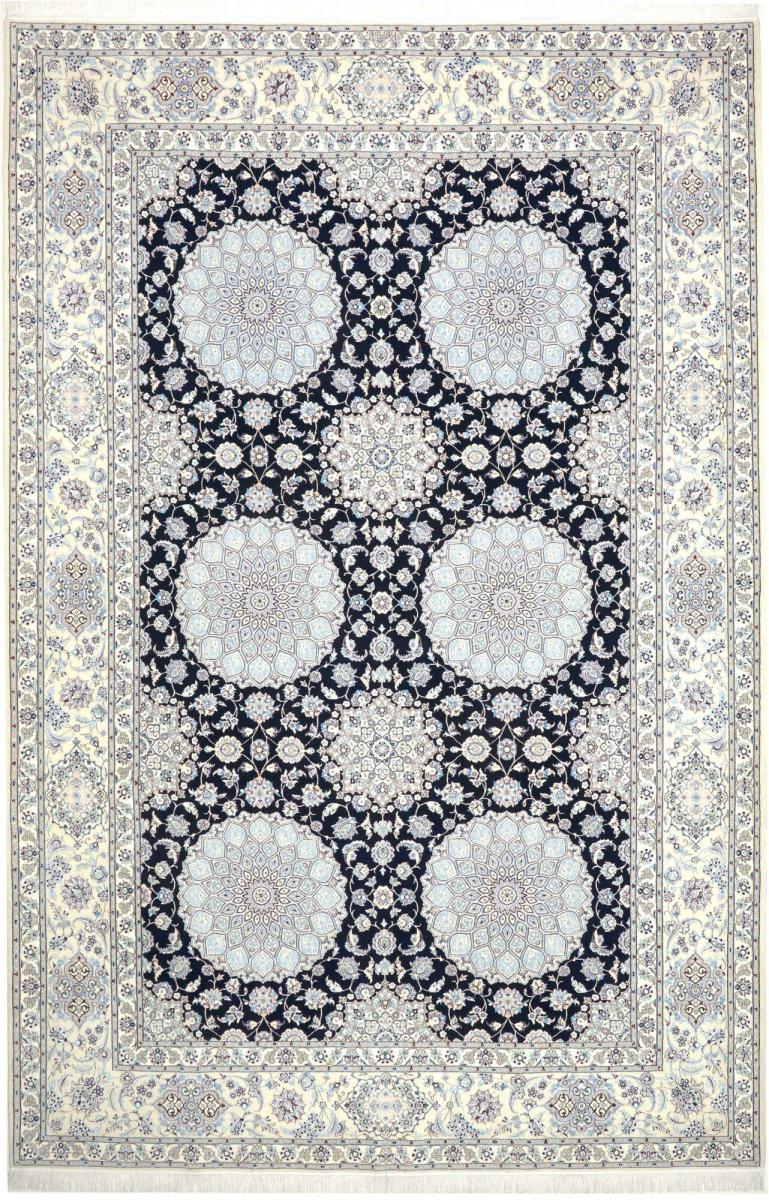 Tapis persan Naïn 6La 326x215 326x215, Tapis persan Noué à la main