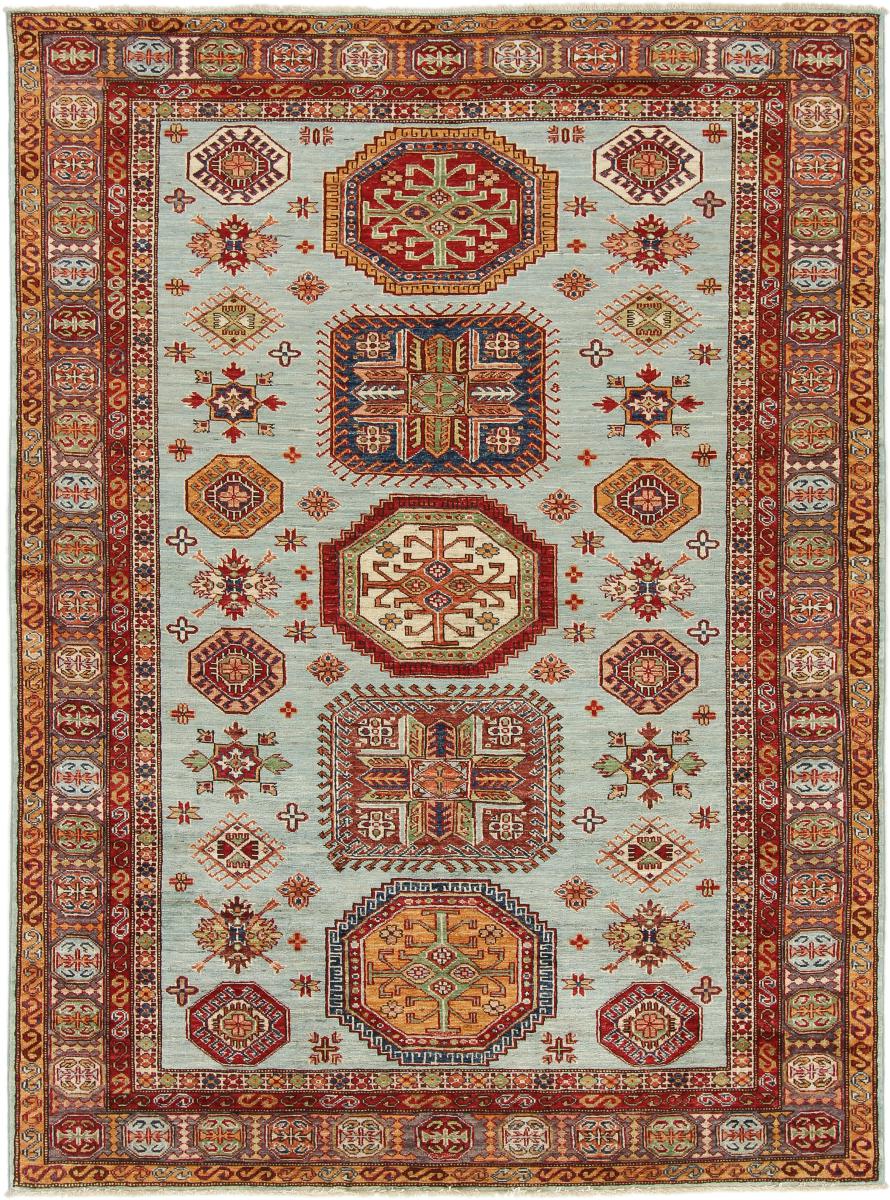 Afghansk tæppe Super Kazak 237x178 237x178, Persisk tæppe Knyttet i hånden