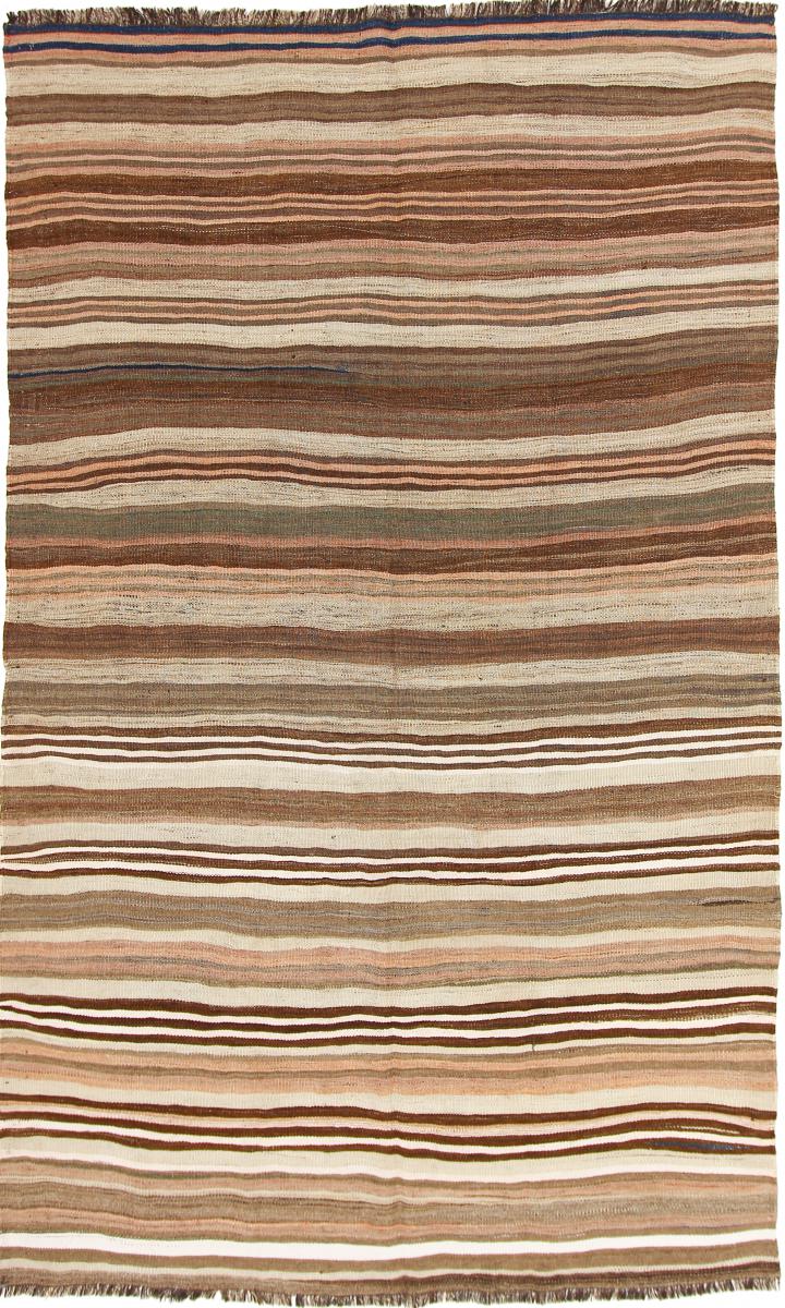 Persisk tæppe Kelim Fars Antikke 267x161 267x161, Persisk tæppe Håndvævet