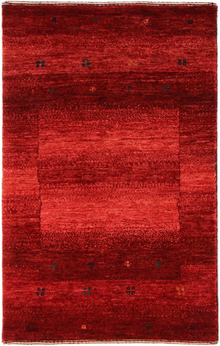 Persian Rug Persian Gabbeh Loribaft Nowbaft 3'1"x1'11" 3'1"x1'11", Persian Rug Knotted by hand