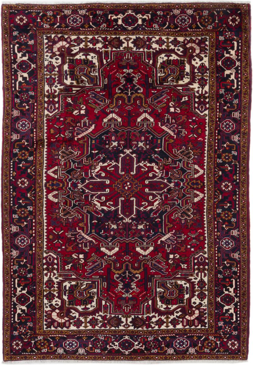 Tapis persan Heriz 302x212 302x212, Tapis persan Noué à la main