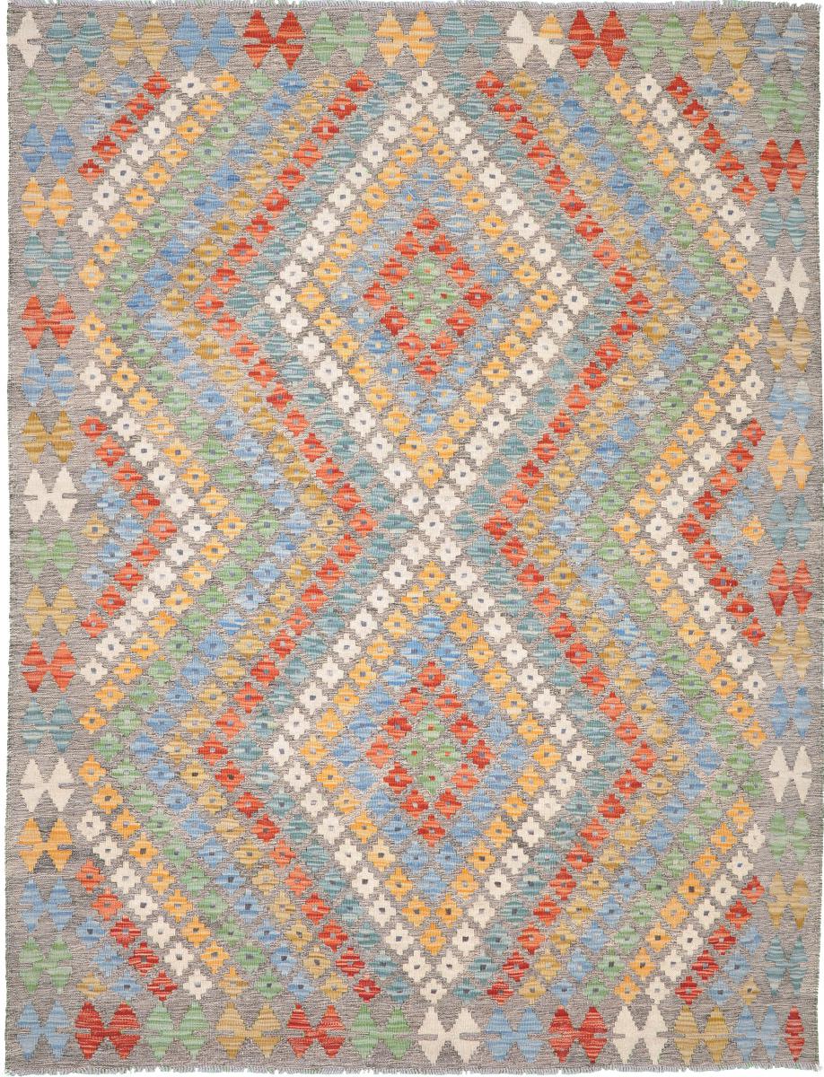 Pakistanischer Teppich Kelim Afghan Himalaya 196x160 196x160, Perserteppich Handgewebt