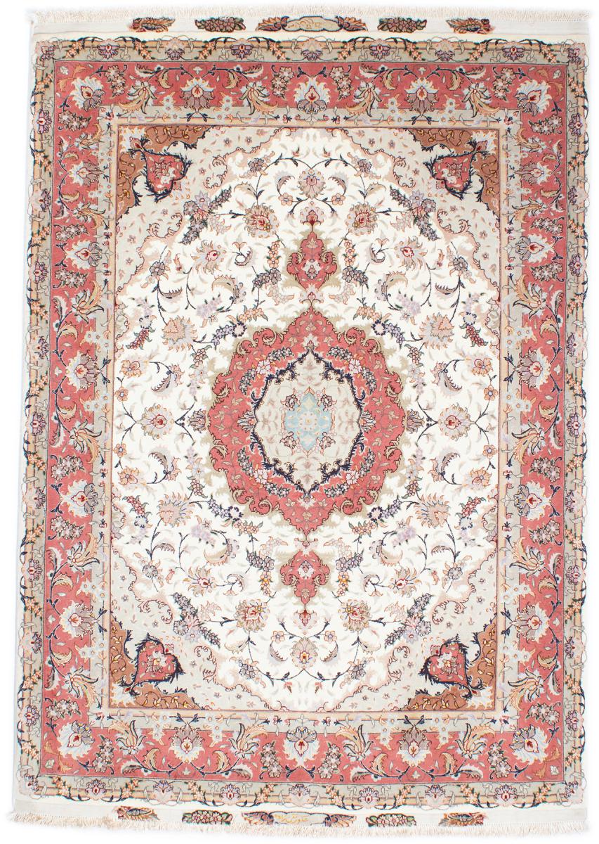 Persian Rug Tabriz 50Raj Silk Warp 209x148 209x148, Persian Rug Knotted by hand