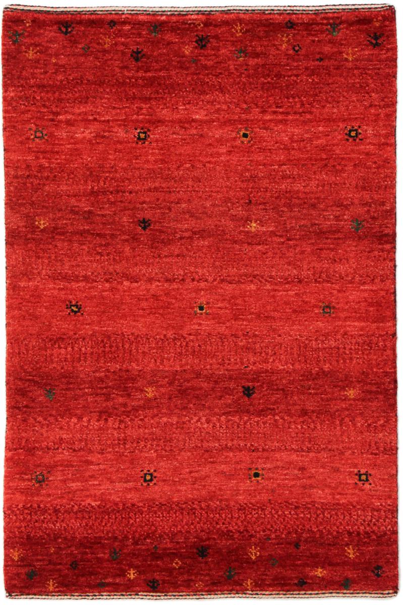 Tapis persan Persan Gabbeh Loribaft Nowbaft 3'0"x2'0" 3'0"x2'0", Tapis persan Noué à la main