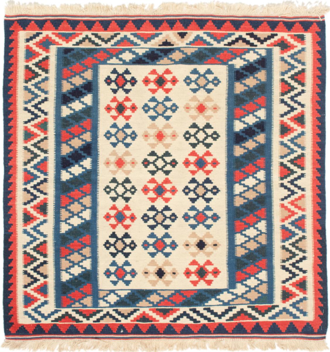 Tappeto persiano Kilim Fars 102x99 102x99, Tappeto persiano Tessuto a mano