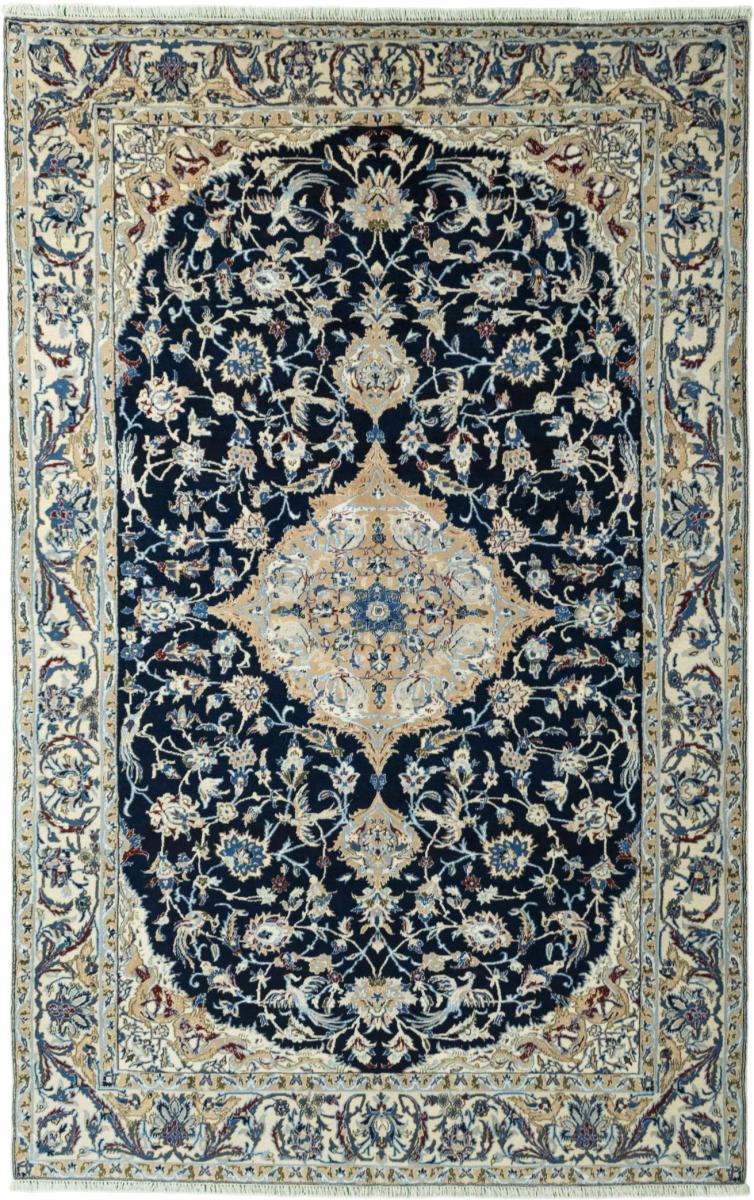  ペルシャ絨毯 ナイン 9La 9'7"x6'1" 9'7"x6'1",  ペルシャ絨毯 手織り