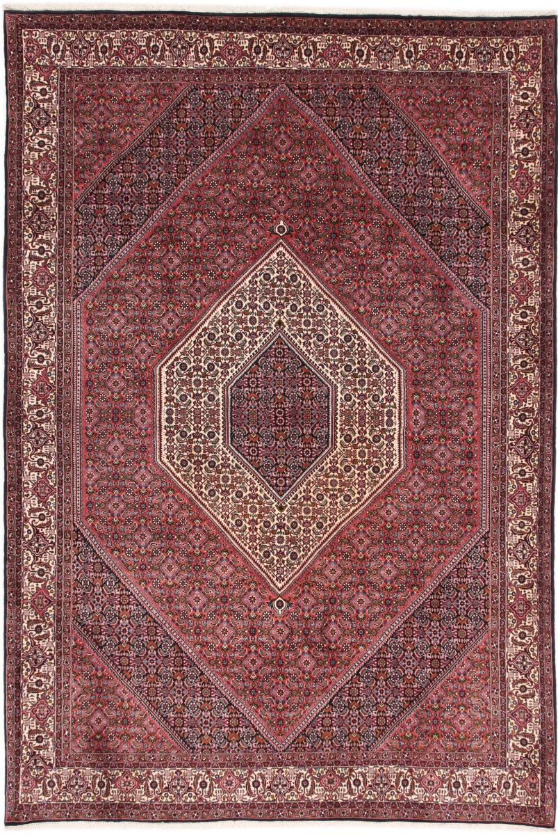 Tapis persan Bidjar 10'0"x6'9" 10'0"x6'9", Tapis persan Noué à la main