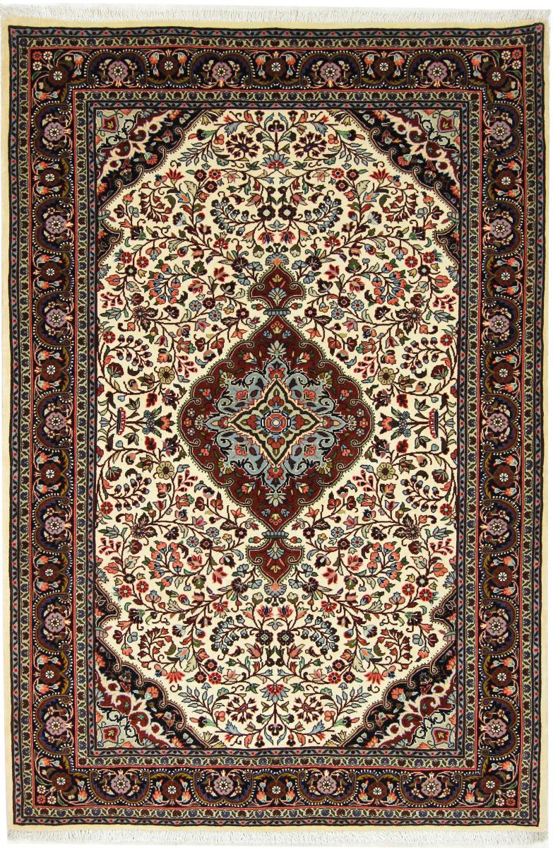 Persisk tæppe Bidjar 215x141 215x141, Persisk tæppe Knyttet i hånden