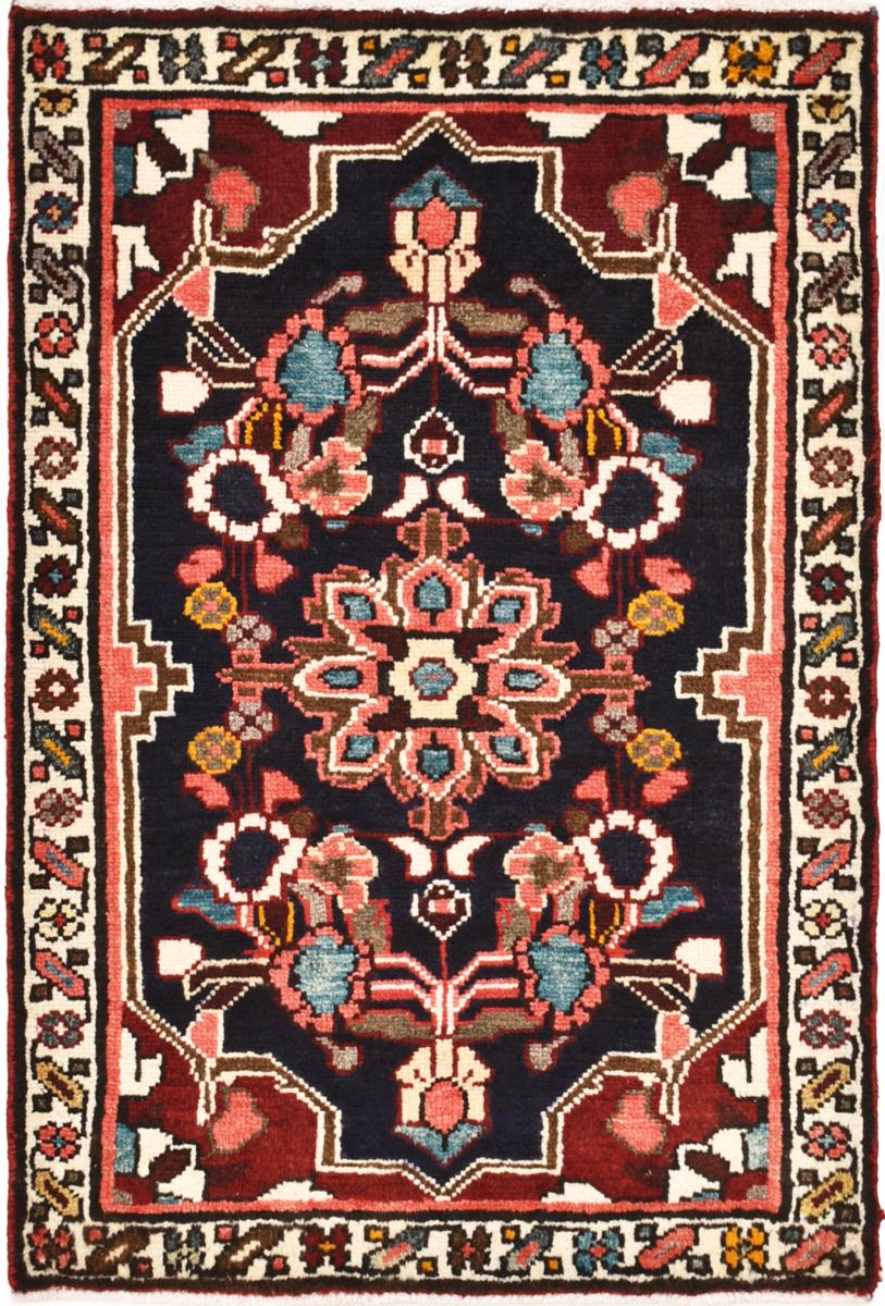 Perzisch tapijt Hamadan 86x59 86x59, Perzisch tapijt Handgeknoopte
