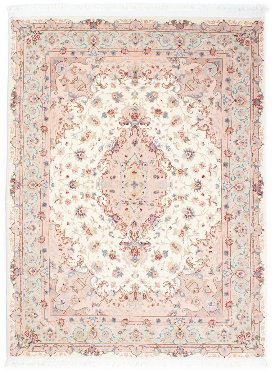 Persialainen matto Tabriz 50Raj Silkkiloimi 201x155 201x155, Persialainen matto Solmittu käsin
