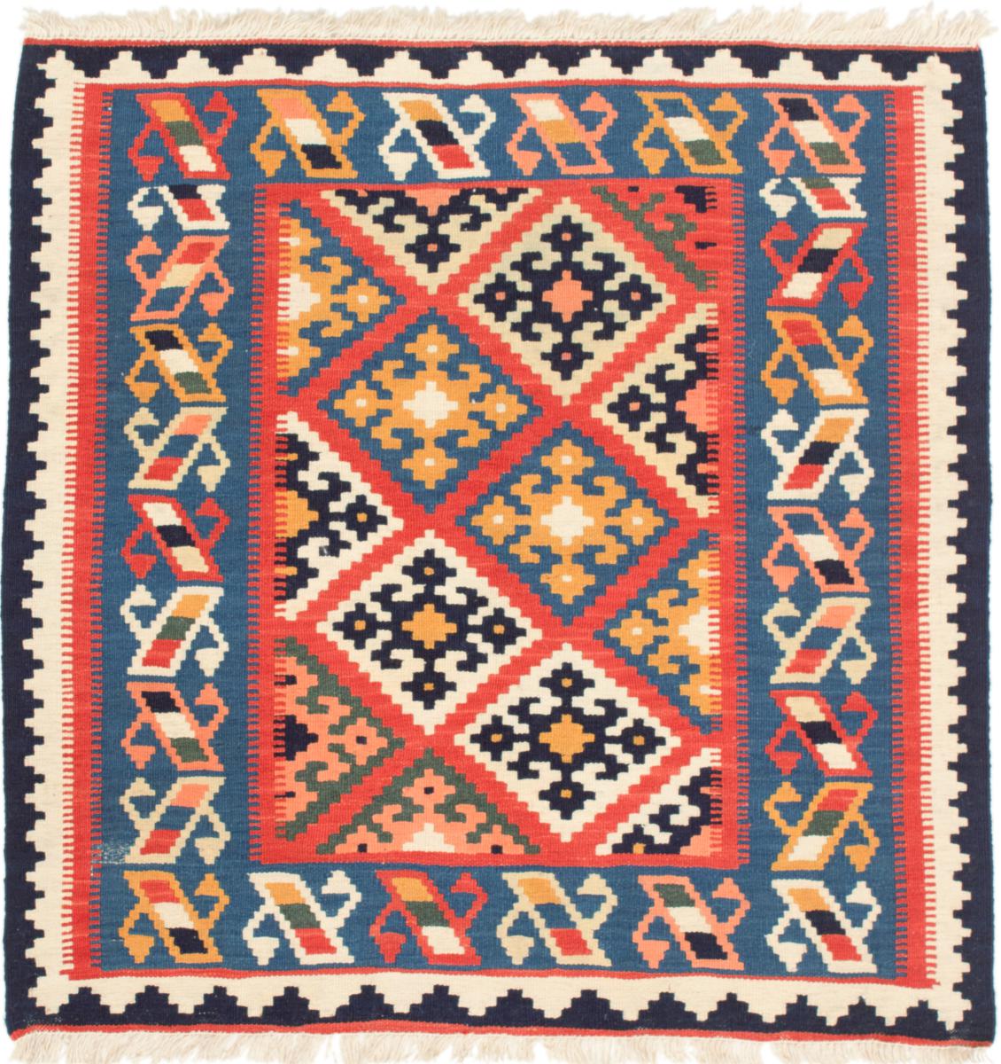 Perzisch tapijt Kilim Fars 3'3"x3'4" 3'3"x3'4", Perzisch tapijt Handgeweven