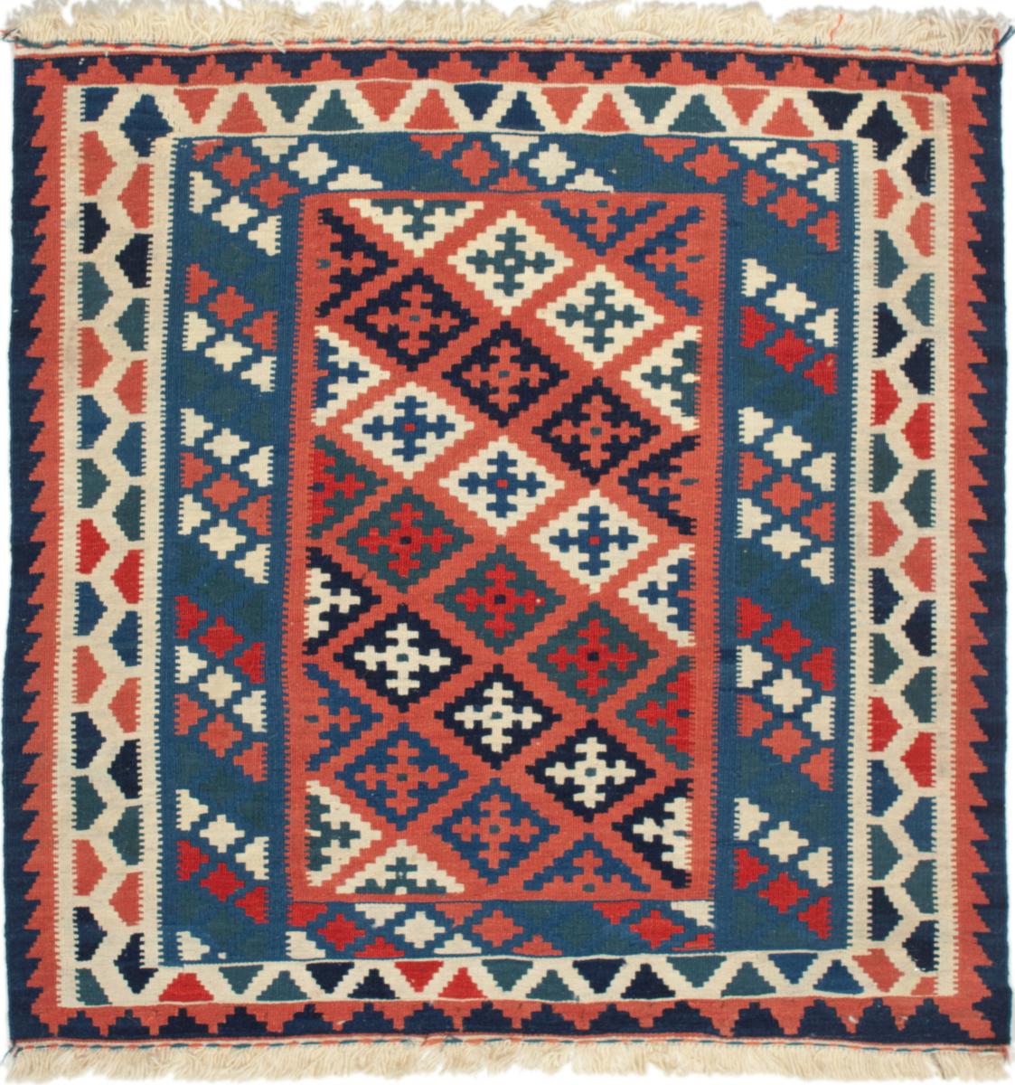 Tapete persa Kilim Fars 101x97 101x97, Tapete persa Tecido à mão