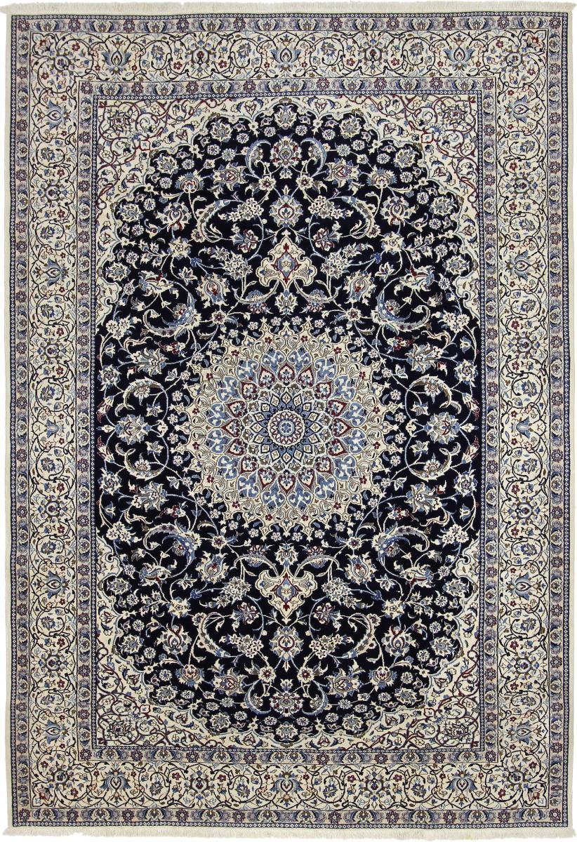 Tapis persan Naïn 9La 10'0"x6'10" 10'0"x6'10", Tapis persan Noué à la main