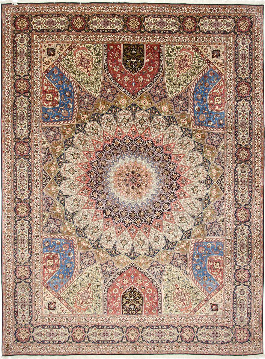 Persian Rug Tabriz 50Raj 412x301 412x301, Persian Rug Knotted by hand