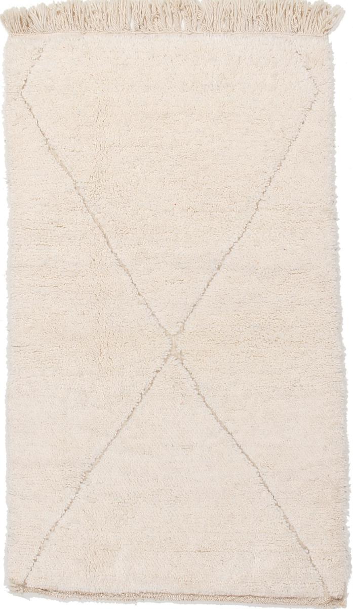 Tapis marocain Berber Maroccan Beni Ourain 159x94 159x94, Tapis persan Noué à la main