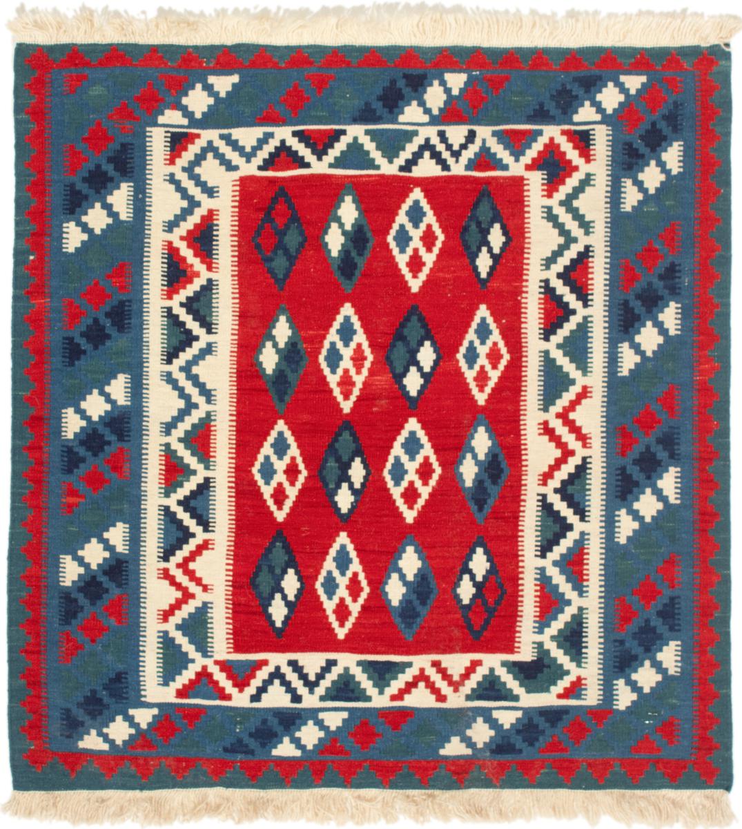 Tapete persa Kilim Fars 103x101 103x101, Tapete persa Tecido à mão