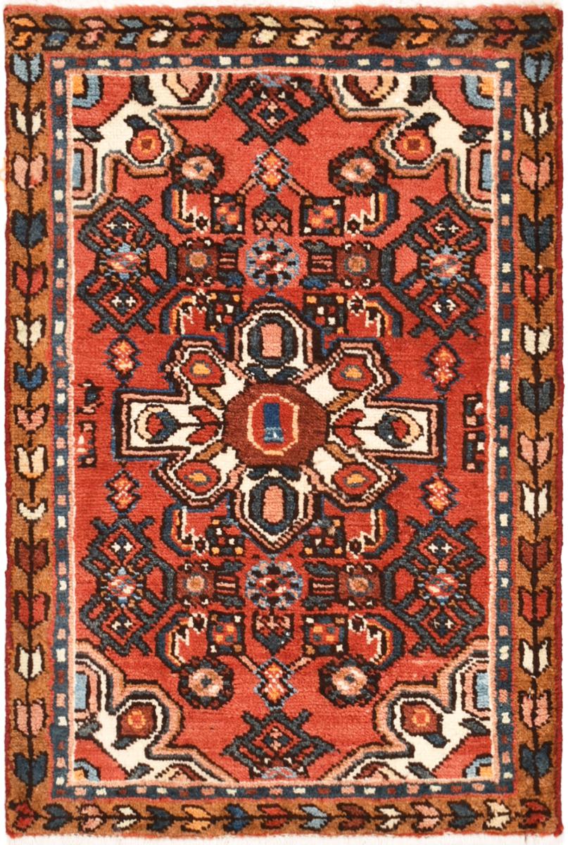 Persian Rug Hamadan 74x49 74x49, Persian Rug Knotted by hand