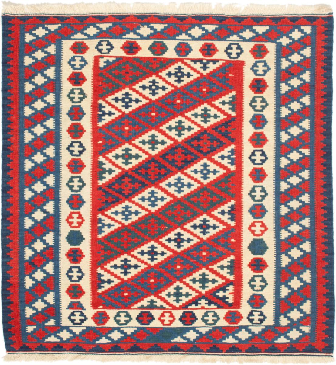 Persisk matta Kilim Fars 103x101 103x101, Persisk matta handvävd 