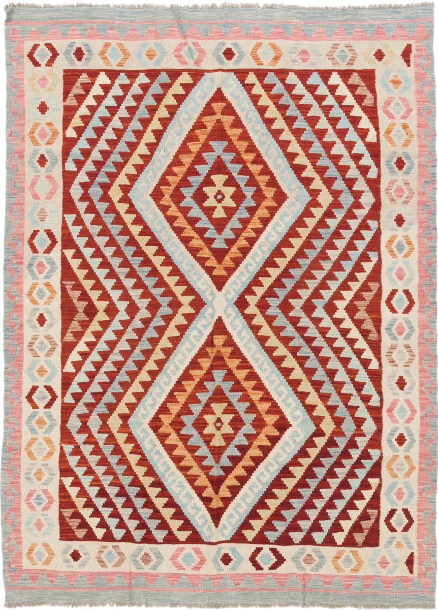 Dywan afgański Kilim Afghan 198x156 198x156, Dywan perski Ręcznie tkane