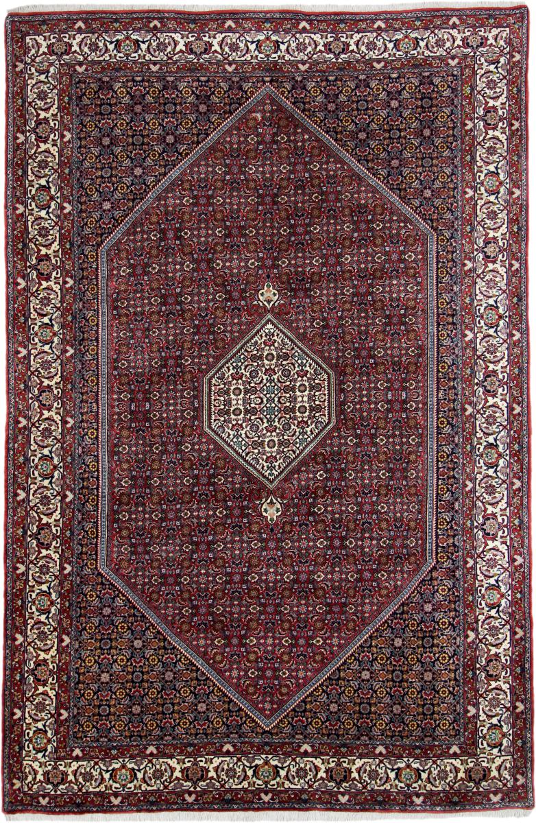 Tapis persan Bidjar Tekab 9'9"x6'6" 9'9"x6'6", Tapis persan Noué à la main