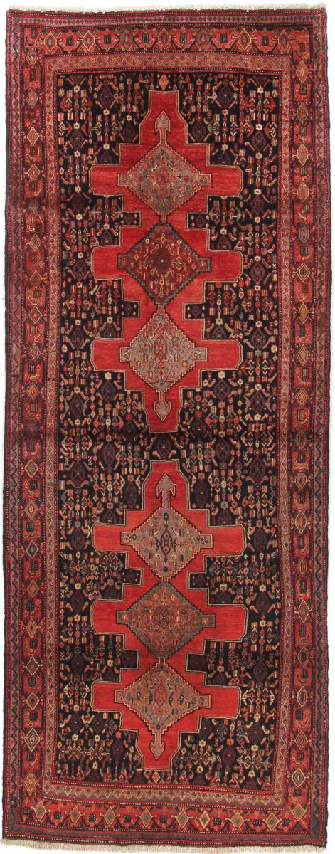  ペルシャ絨毯 Sanandaj 10'8"x4'0" 10'8"x4'0",  ペルシャ絨毯 手織り