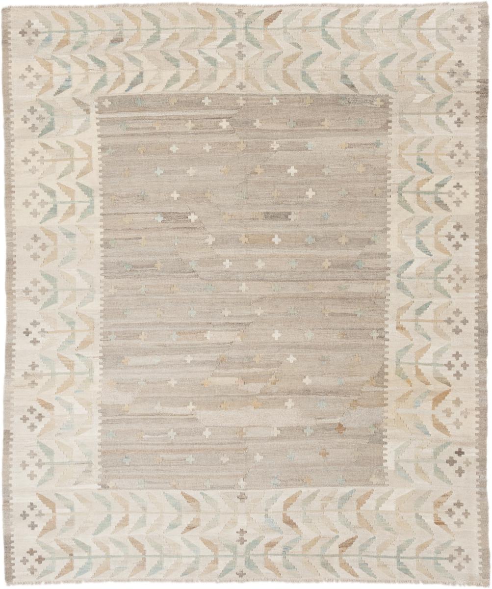 Afghanischer Teppich Kelim Afghan Modern 185x155 185x155, Perserteppich Handgewebt