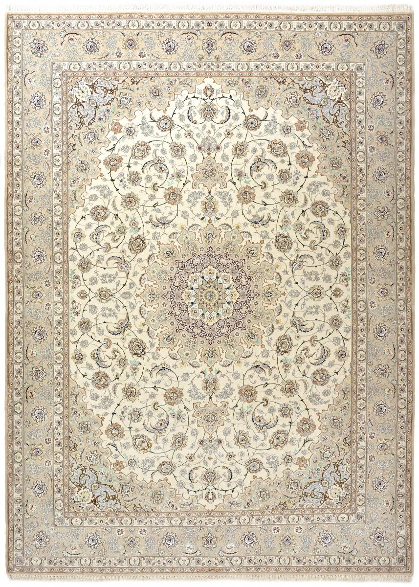 Persisk matta Isfahan Signed Darri Silkesvarp 355x255 355x255, Persisk matta Knuten för hand