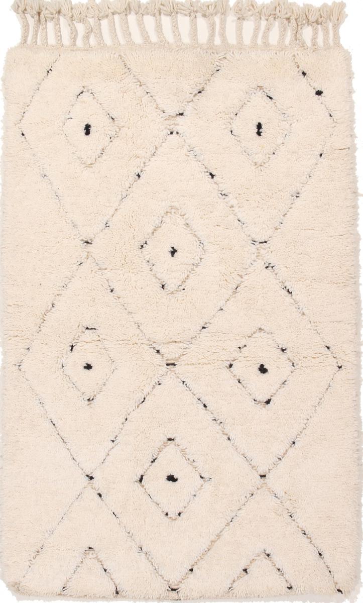Marokkanischer Teppich Berber Maroccan Beni Ourain 5'6"x3'5" 5'6"x3'5", Perserteppich Handgeknüpft